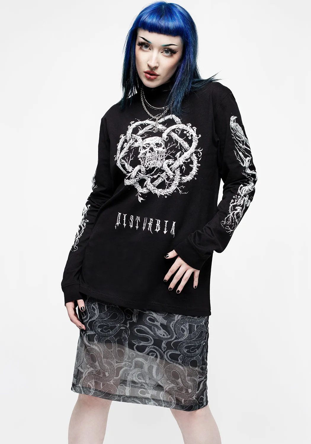 Calavera Unisex Long Sleeve T-shirt sold by Disturbia