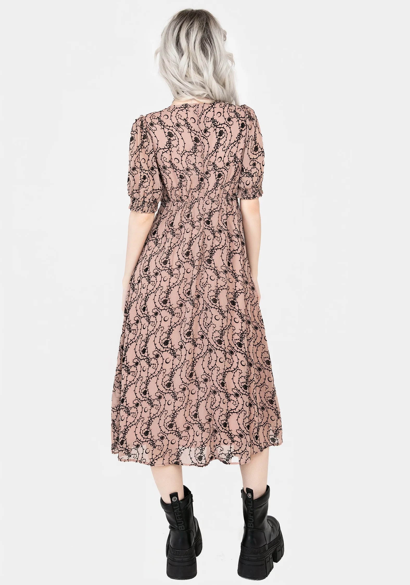 Rosethorn Corset Midi Dress sold by Disturbia product image thumbnail 3