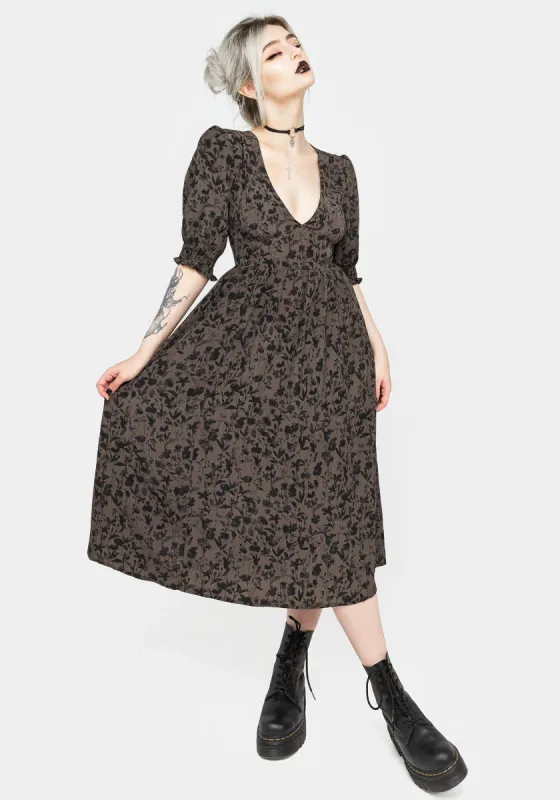Floromancy Midi Dress sold by Disturbia