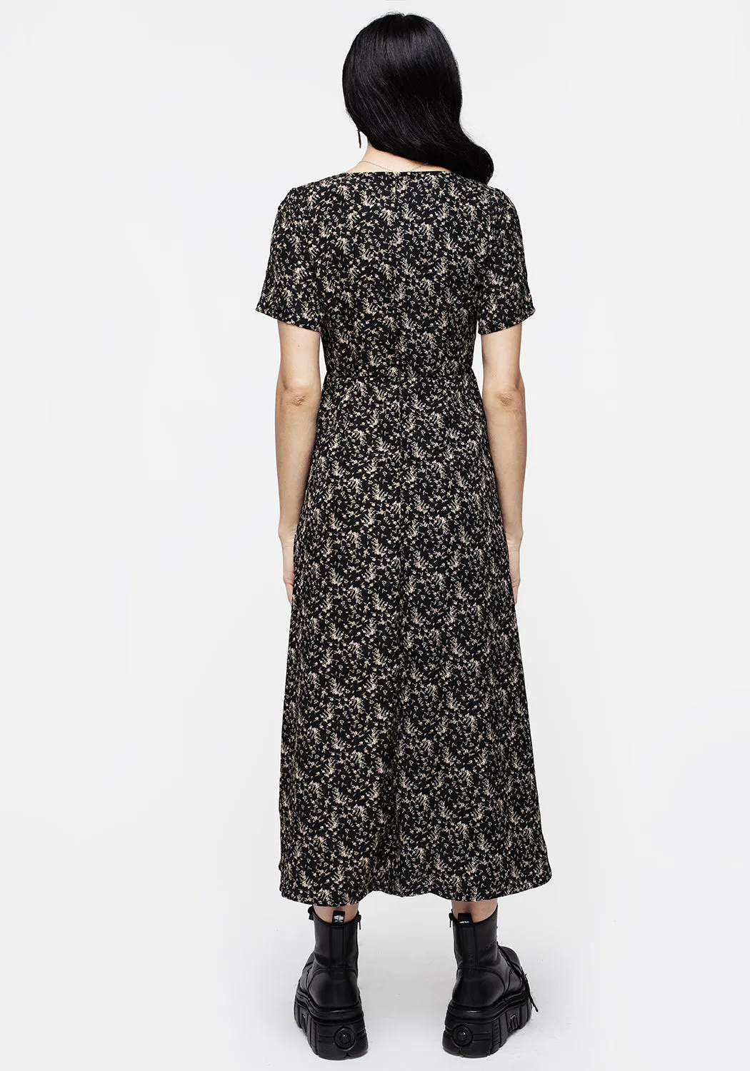 Gardenia Print Split Midaxi Dress sold by Disturbia product image thumbnail 3
