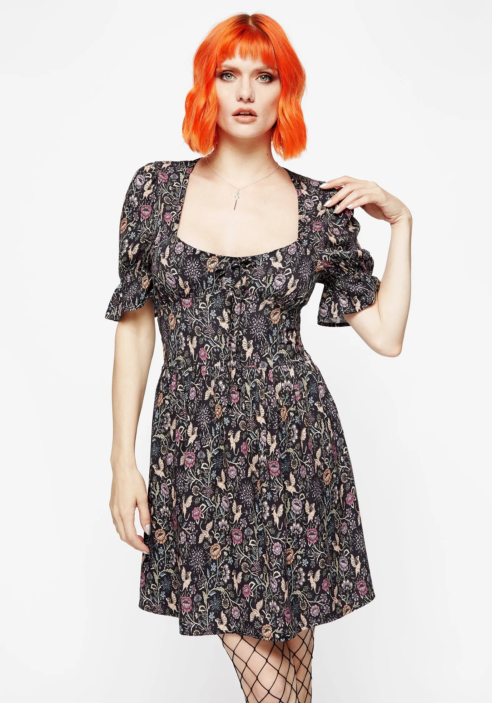 Snapdragon Mini Dress sold by Disturbia product image thumbnail 4