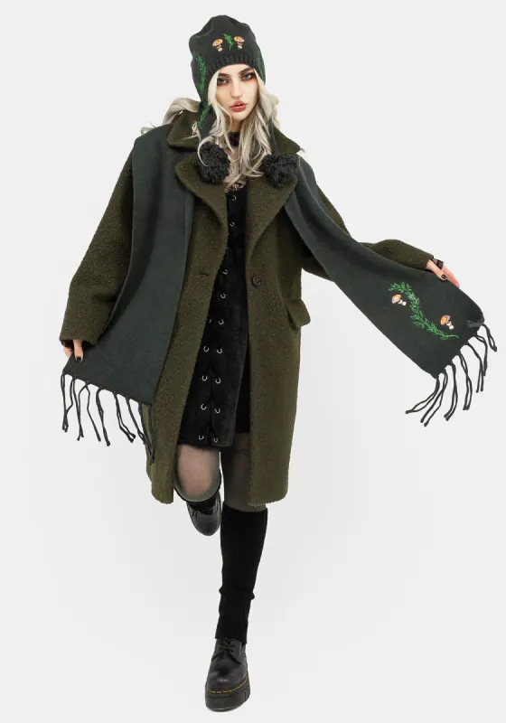 Fable Embroidered Scarf sold by Disturbia