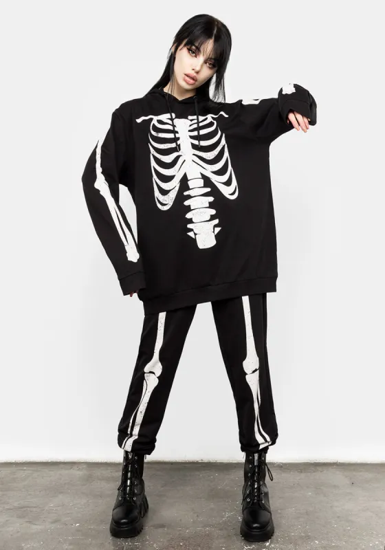 Skeletus Joggers sold by Disturbia