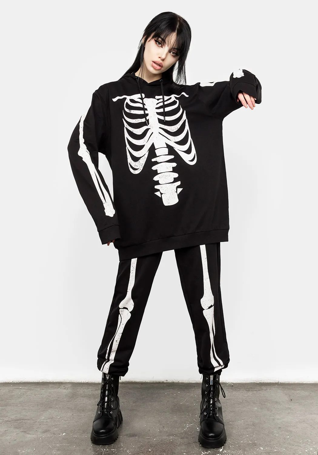 Skeletus Joggers sold by Disturbia