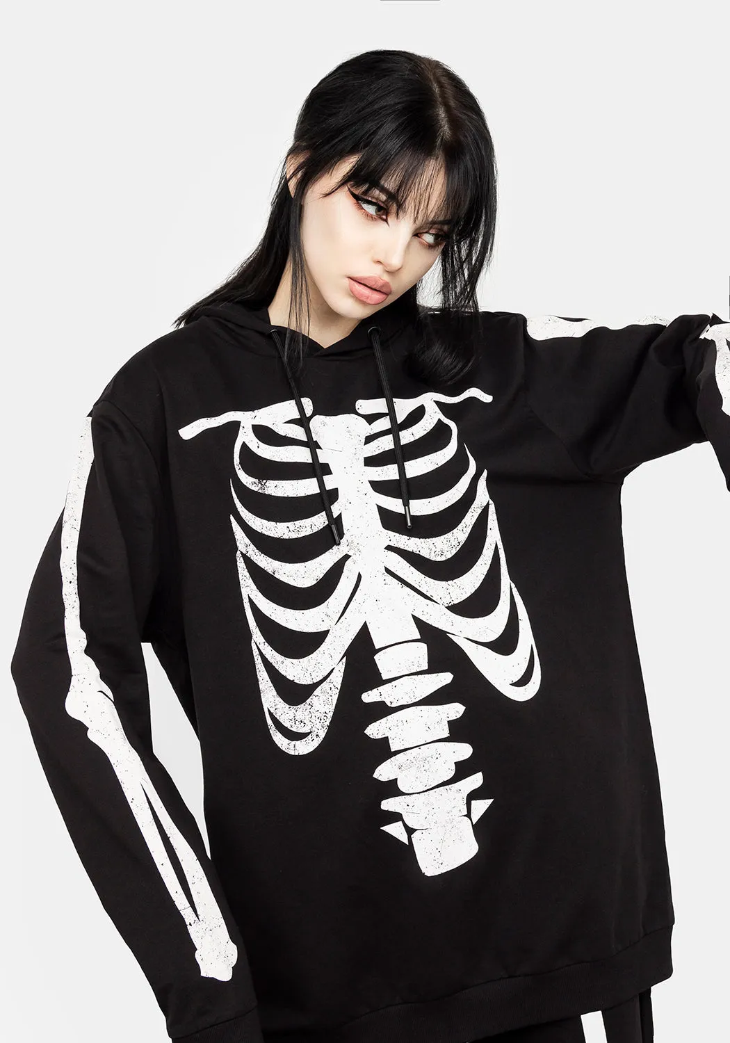 Skeletus Hoody sold by Disturbia product image thumbnail 5