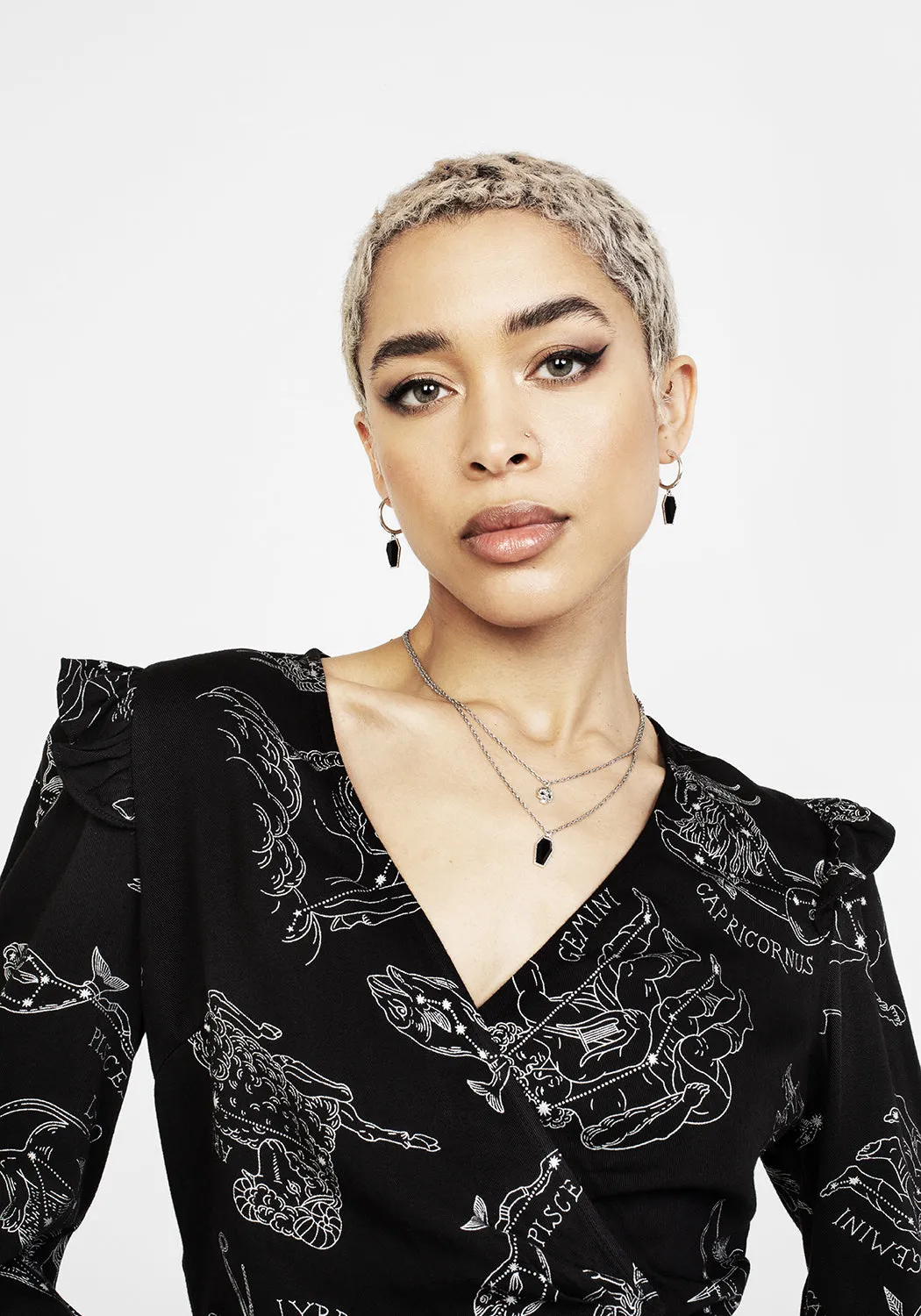 Zodiac Crop Wrap Top sold by Disturbia product image thumbnail 2