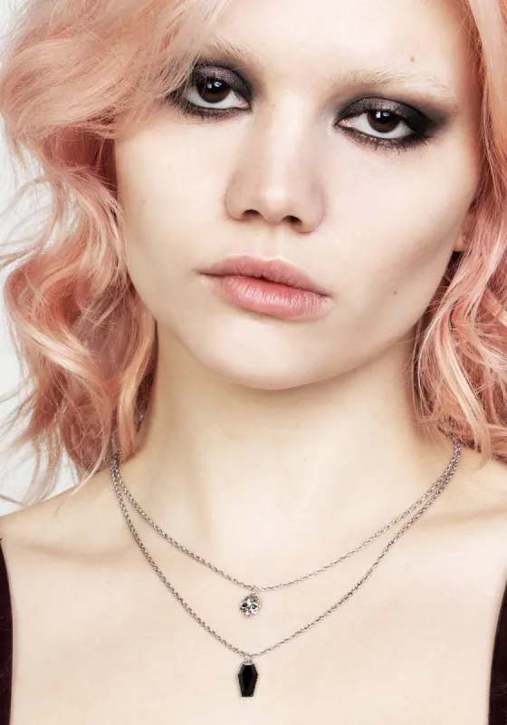 DEATH MULTICHAIN NECKLACE sold by Disturbia