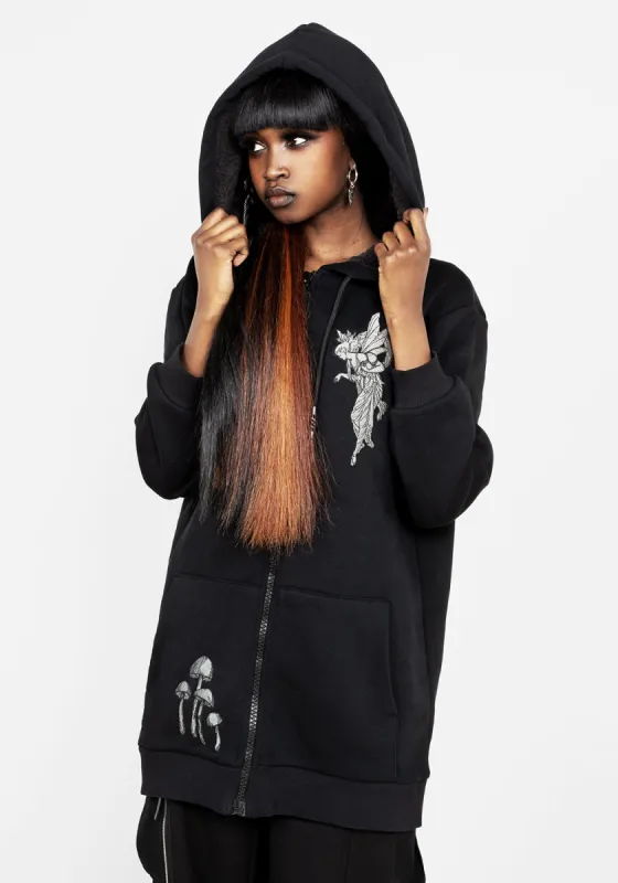 Marasmius Longline Hoody sold by Disturbia
