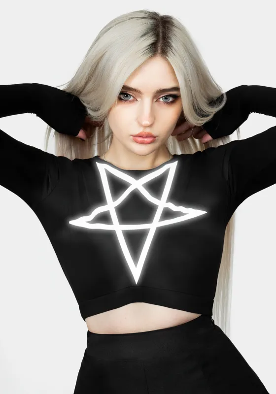 Fearleader Crop Top sold by Disturbia