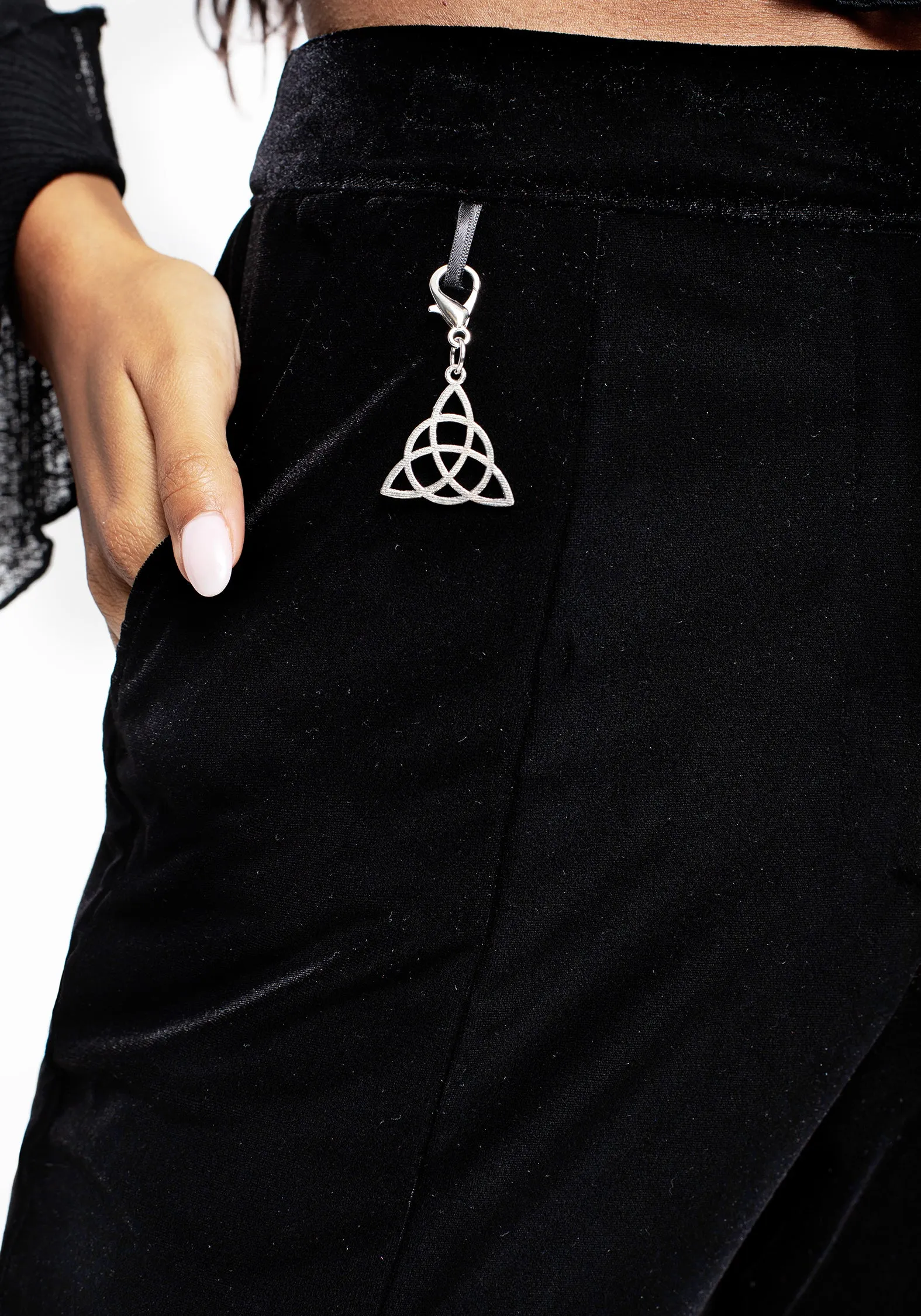 Morrigan Side Split Flared Trousers sold by Disturbia product image thumbnail 2