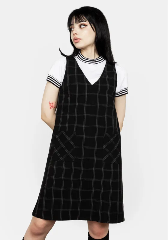 Bonnie Pinafore Dress sold by Disturbia