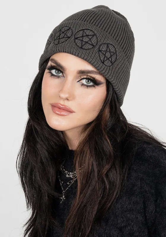 Manon Embroidered Fisherman Beanie sold by Disturbia