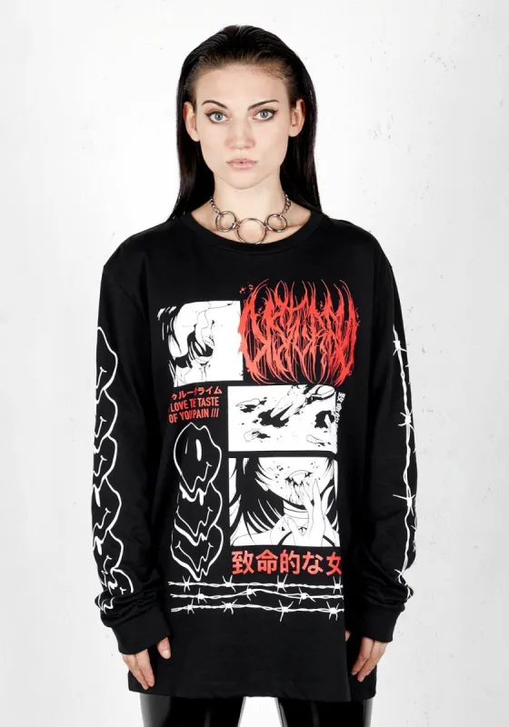 With Teeth Long Sleeve sold by Disturbia