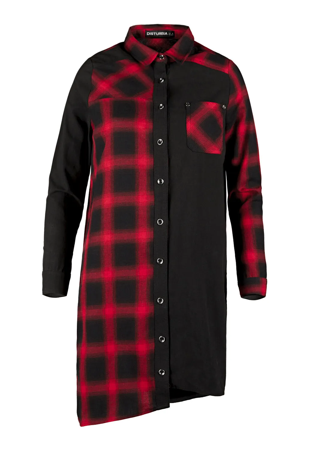 Danger Deconstructed Shirt Dress sold by Disturbia product image thumbnail 5