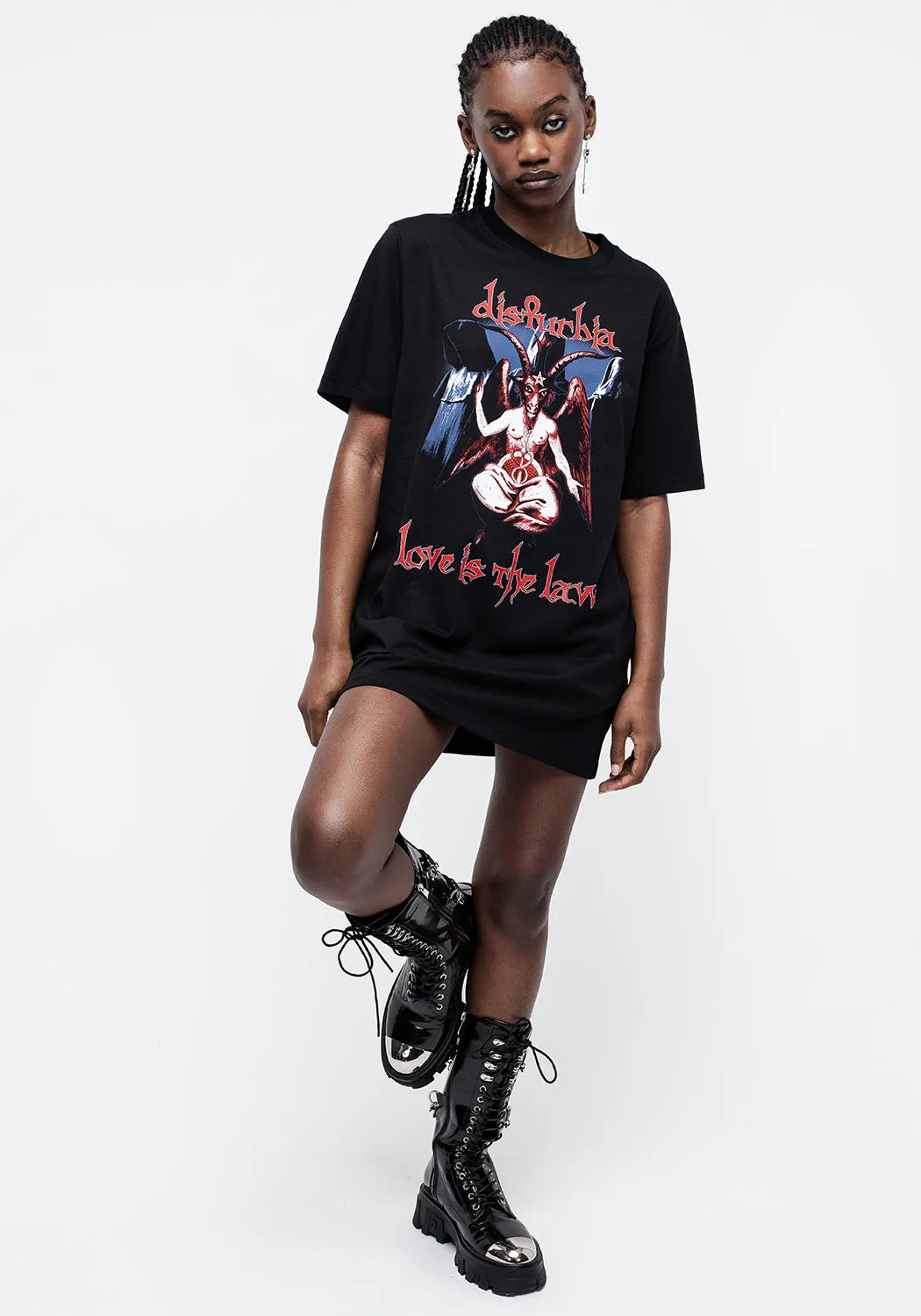 Love Is The Law Unisex T-Shirt sold by Disturbia product image thumbnail 4