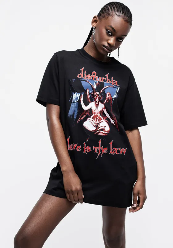 Love Is The Law Unisex T-Shirt made by Disturbia
