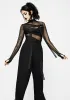 Madison Ruched Mesh Top sold by Disturbia