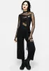 Madison Ruched Mesh Top sold by Disturbia