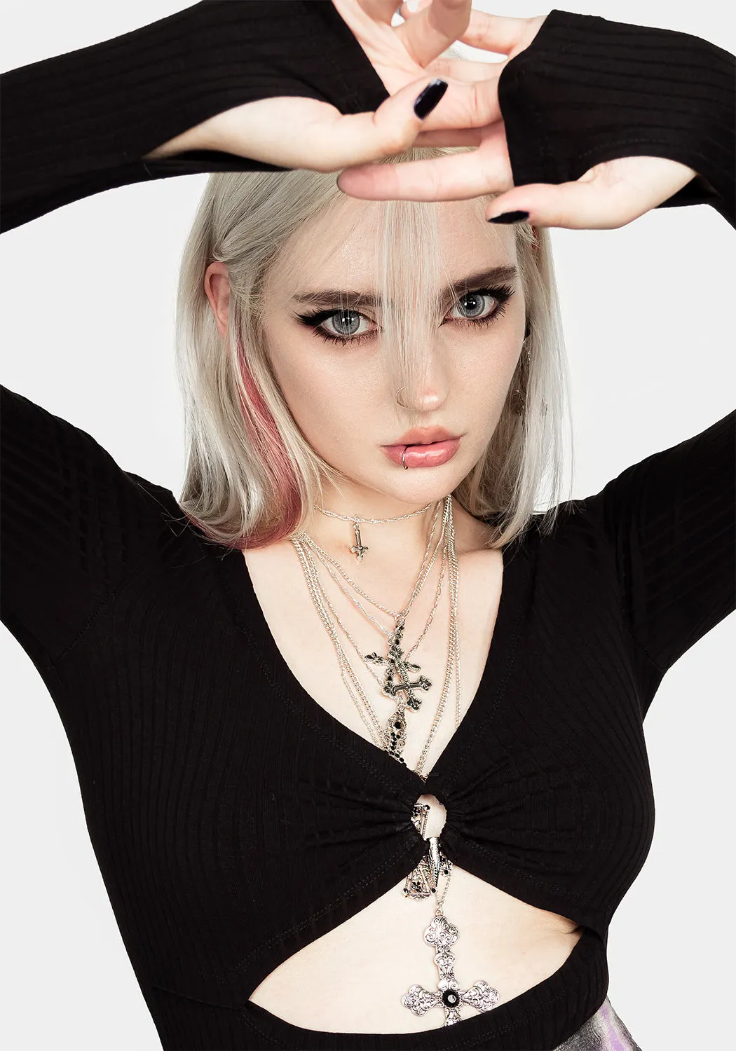 Rubella Cut Out Top sold by Disturbia product image thumbnail 2