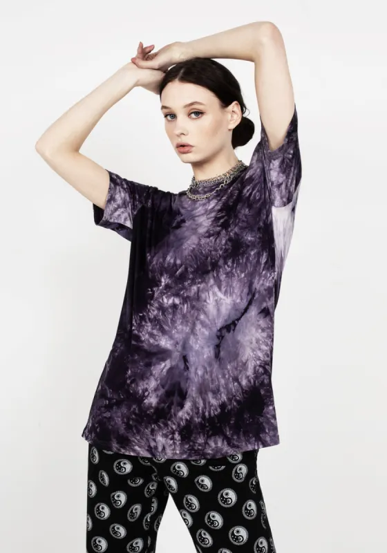PURPLE HAZE OVERSIZED TEE sold by Disturbia