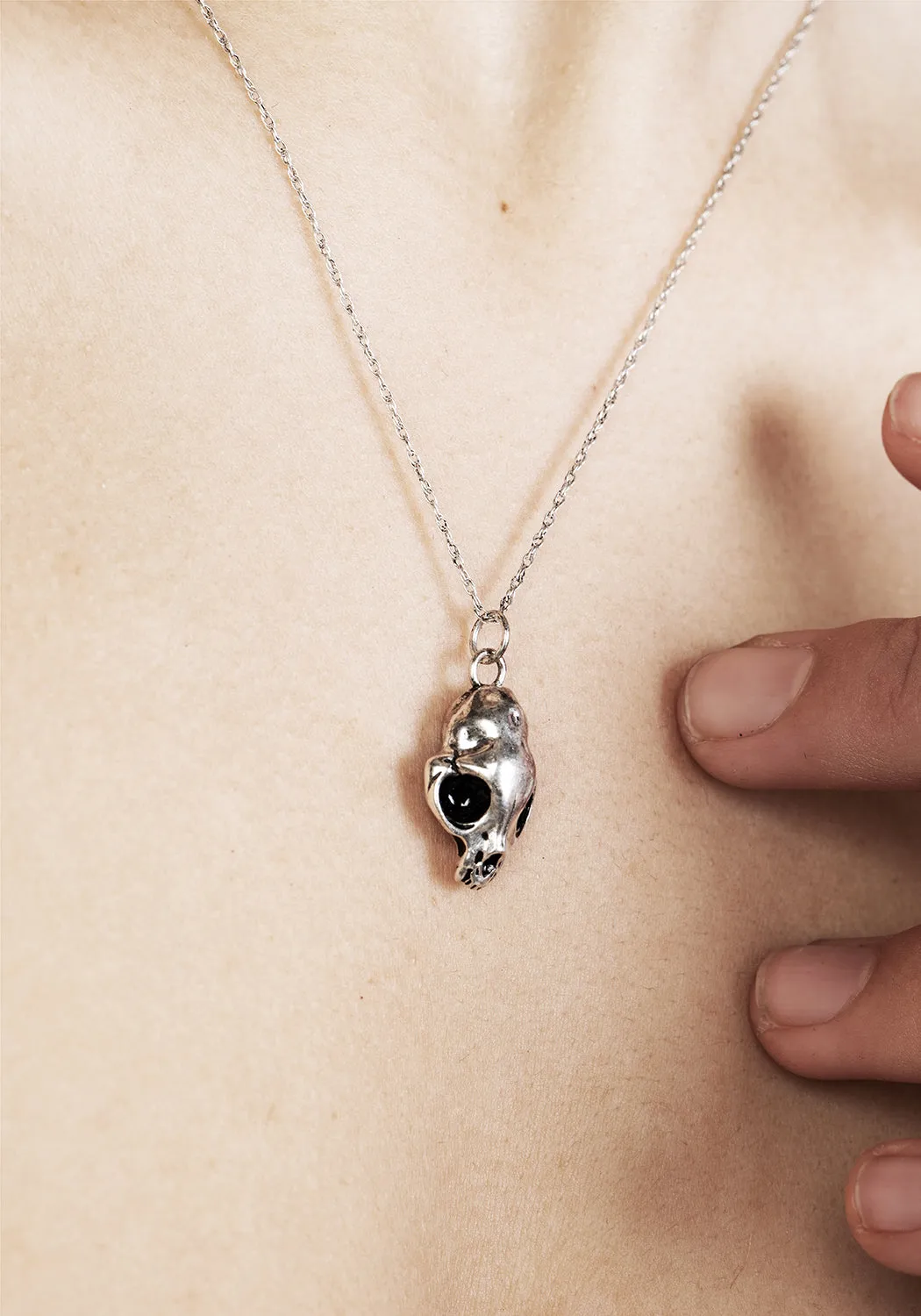 Sphynx Silver Pendant Necklace sold by Disturbia product image thumbnail 4