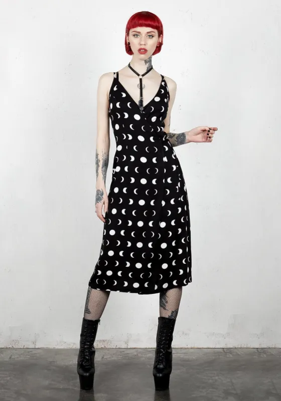 Lunar Wrap Dress sold by Disturbia