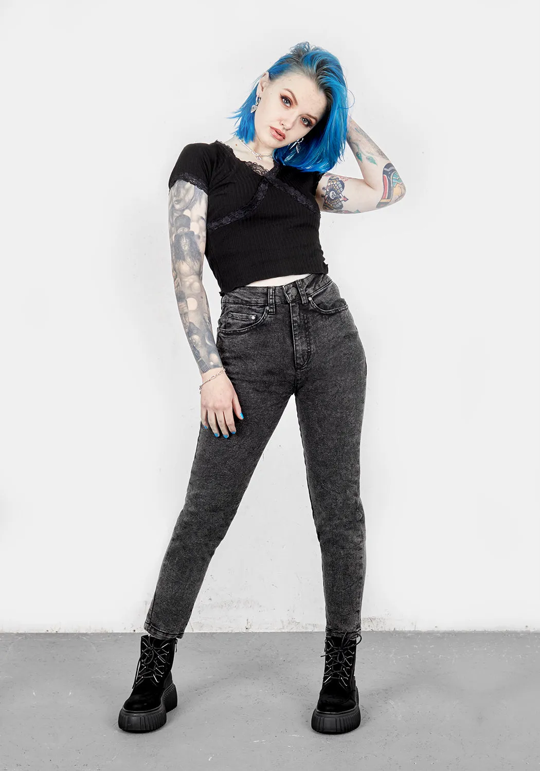 Black Hole Sun Slim Fit Jean sold by Disturbia