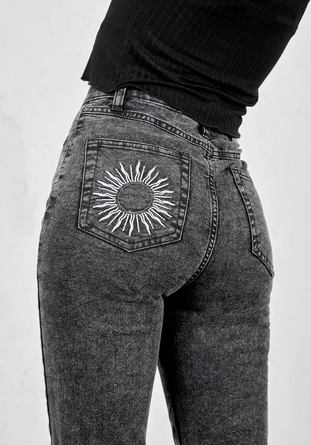 Black Hole Sun Slim Fit Jean sold by Disturbia product image thumbnail 2