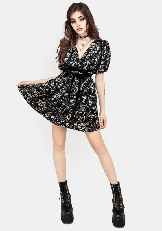 Eulogy Button Front Mini Dress sold by Disturbia
