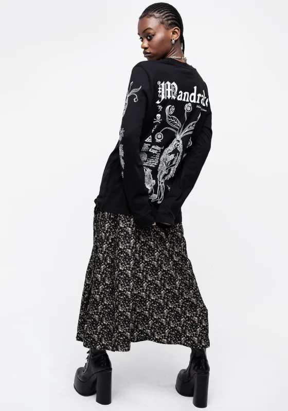 Mandrake Long Sleeve Cuffed Tee sold by Disturbia