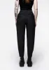Malverde High Waist Tapered Trousers - Black sold by Disturbia