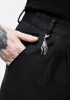 Malverde High Waist Tapered Trousers - Black sold by Disturbia