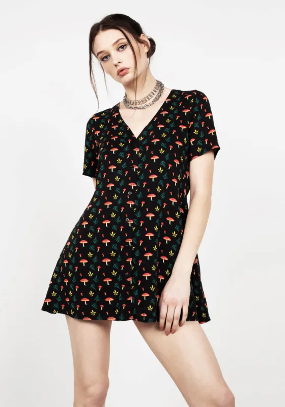 TOADSTOOL BUTTON UP DRESS sold by Disturbia