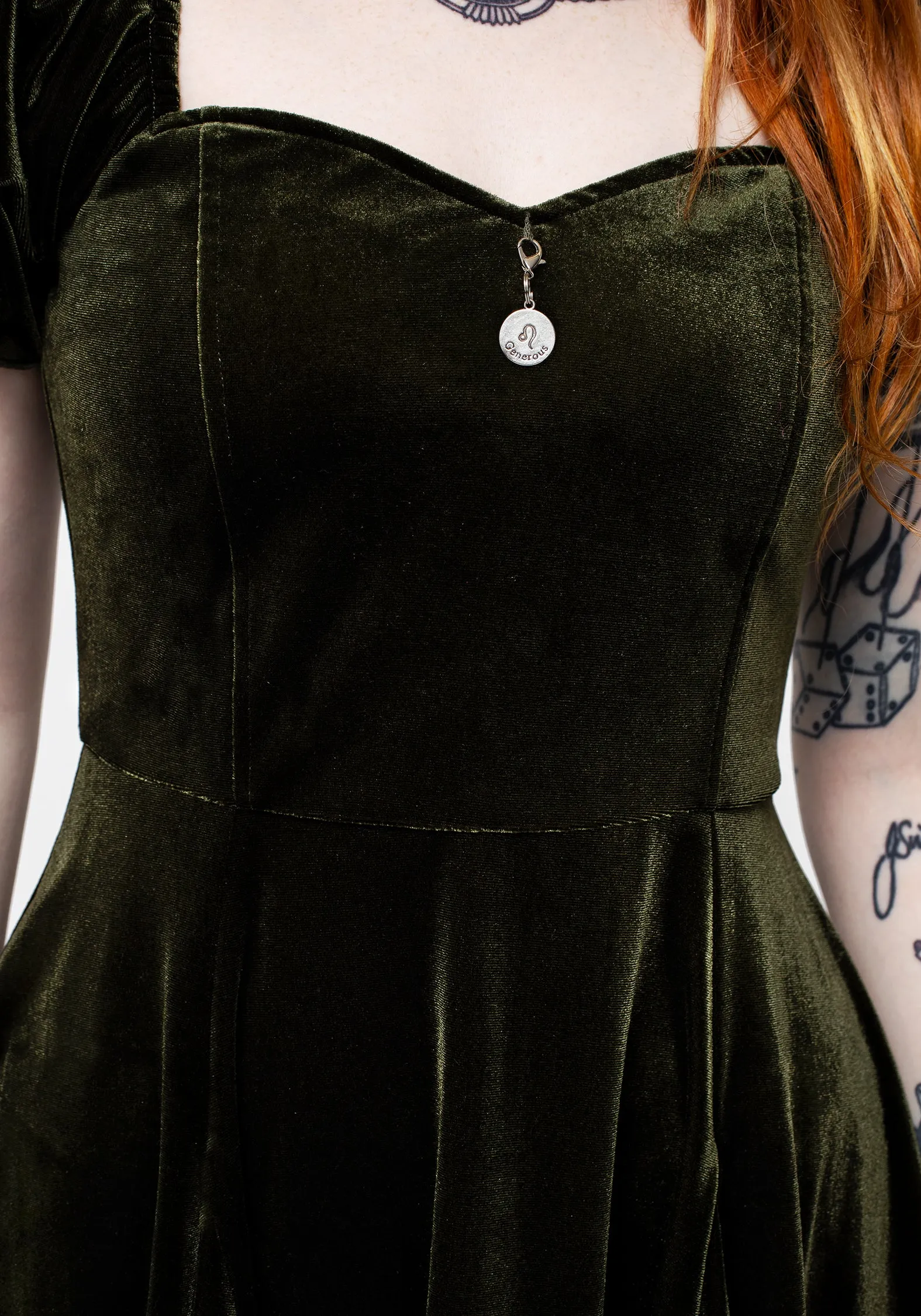 Verdant Corset Mini Dress sold by Disturbia product image thumbnail 2