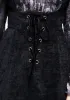 Valar Lace Up Midi Pinafore Dress sold by Disturbia