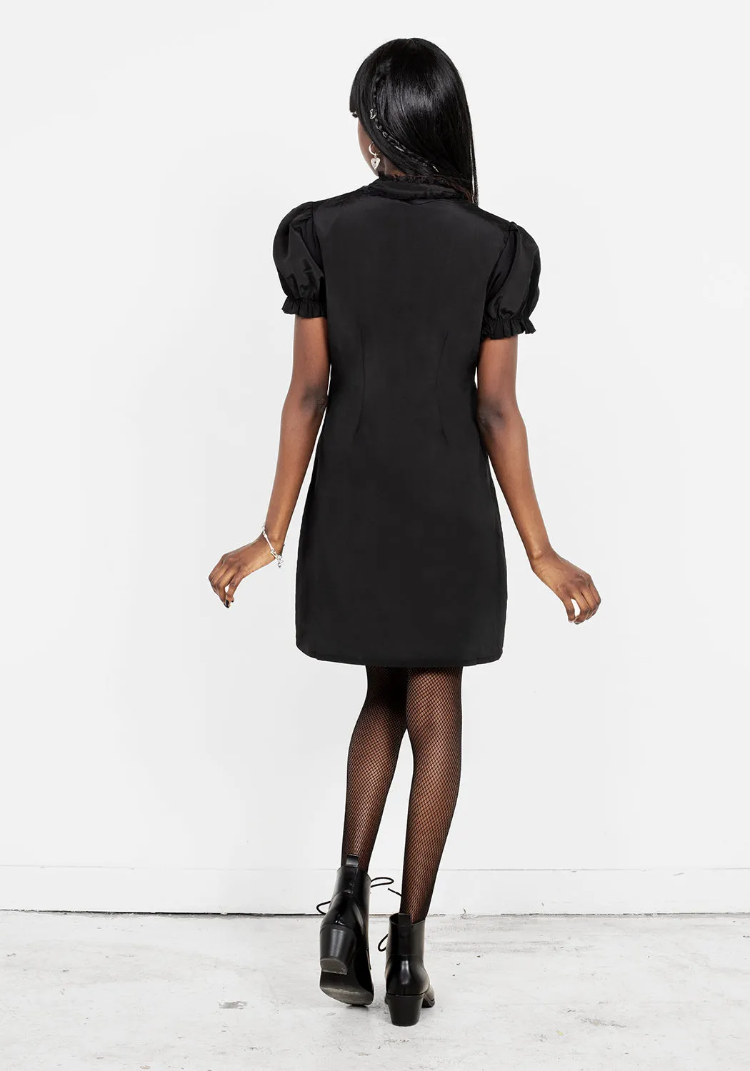SECRETS PINTUCK PANELLED MINI DRESS sold by Disturbia product image thumbnail 5