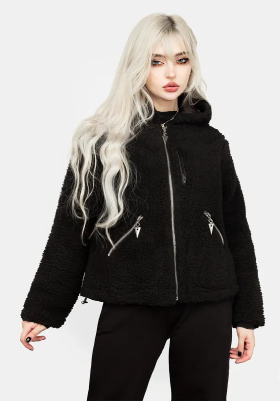 Noctule Teddy Oversized Jacket sold by Disturbia