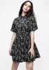 Naomi Floral Mini Shirt Dress sold by Disturbia