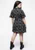 Naomi Floral Mini Shirt Dress sold by Disturbia