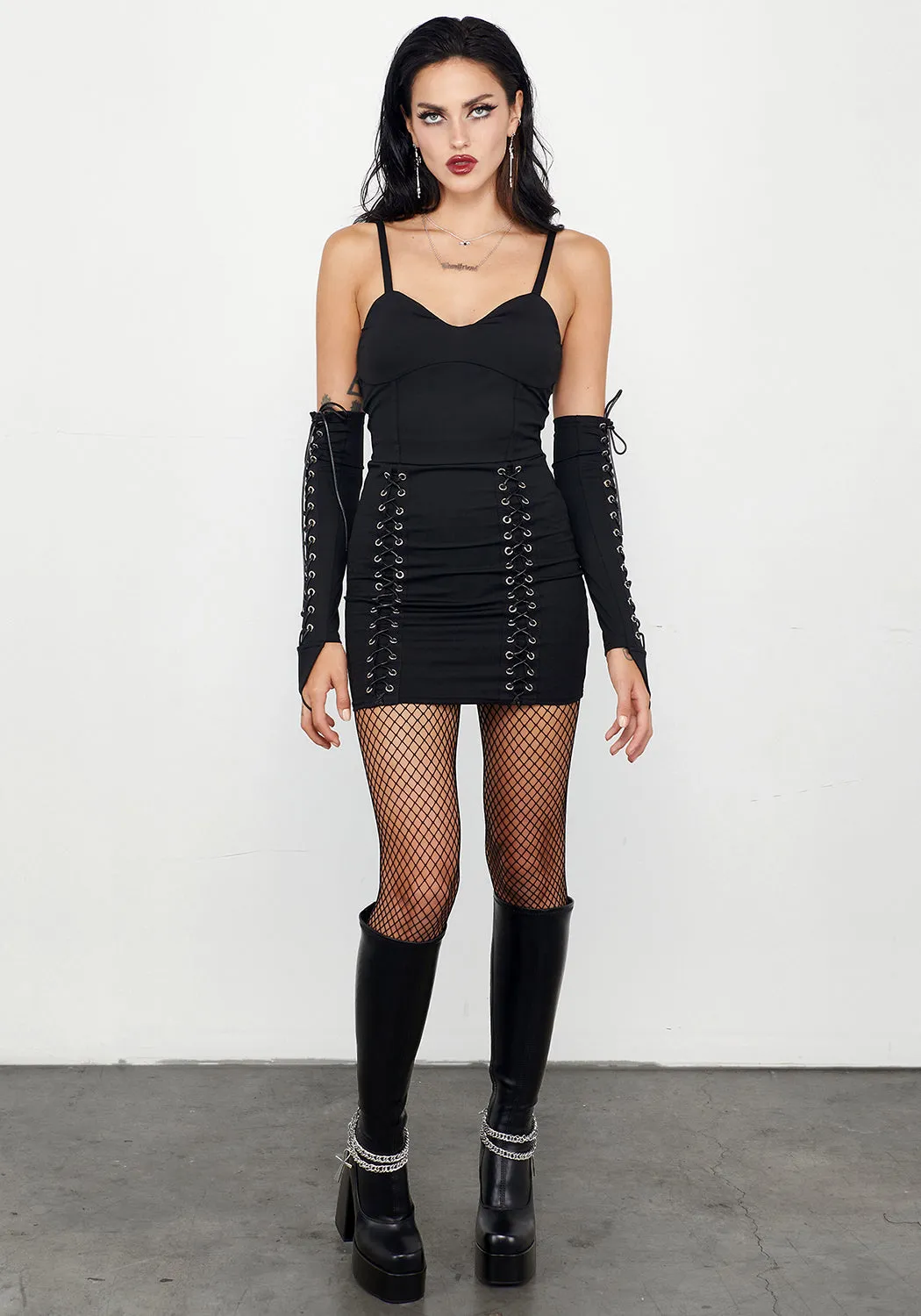 Maddy Corset Jersey Dress sold by Disturbia product image thumbnail 5