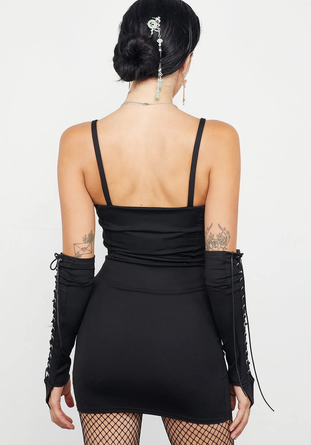 Maddy Corset Jersey Dress sold by Disturbia product image thumbnail 3