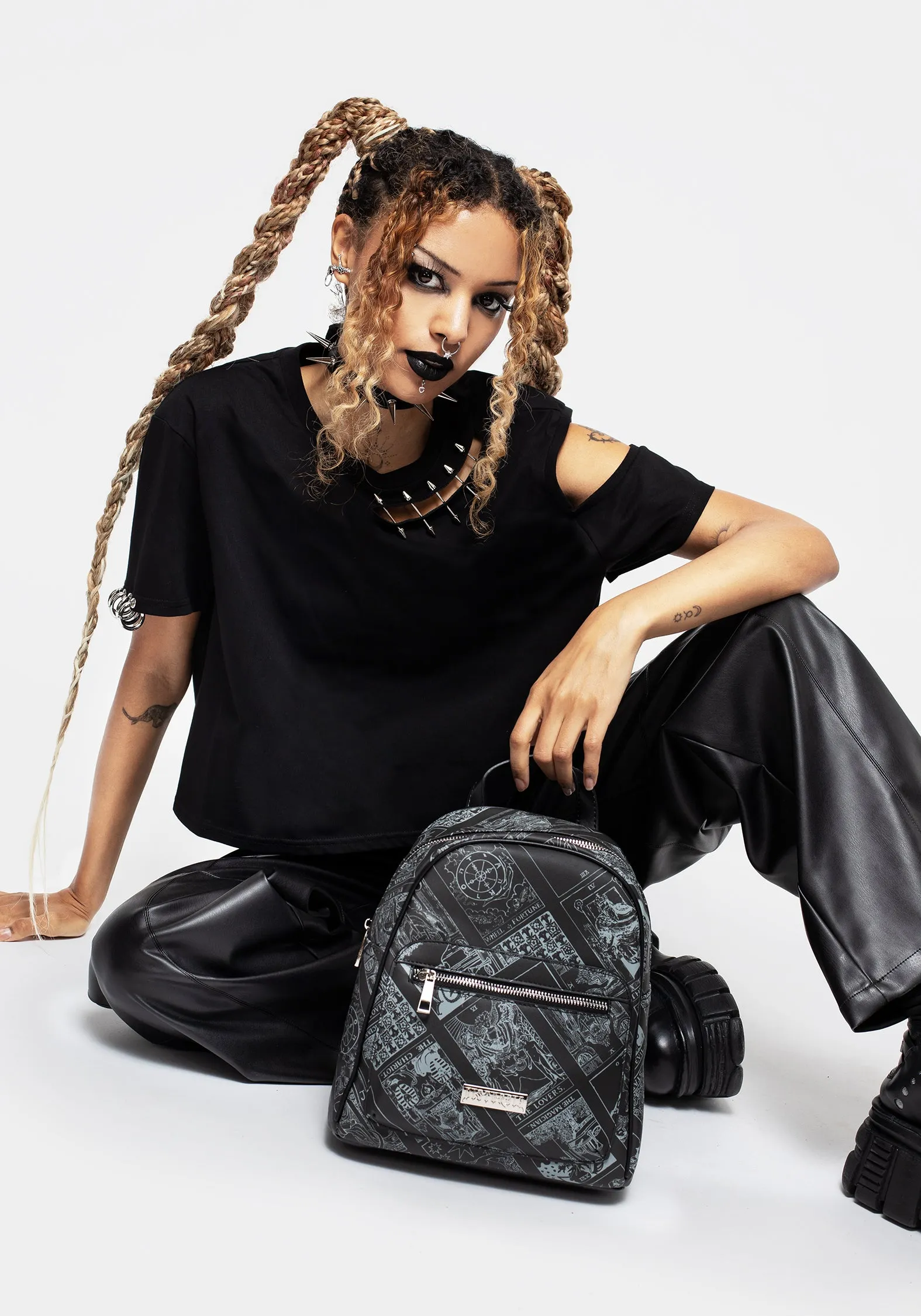 Cartomancy Mini Backpack sold by Disturbia product image thumbnail 5