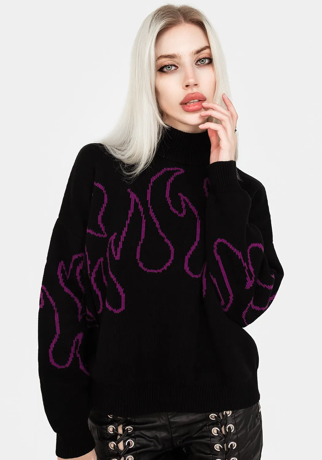 Blaze Jumper - Purple sold by Disturbia product image thumbnail 5