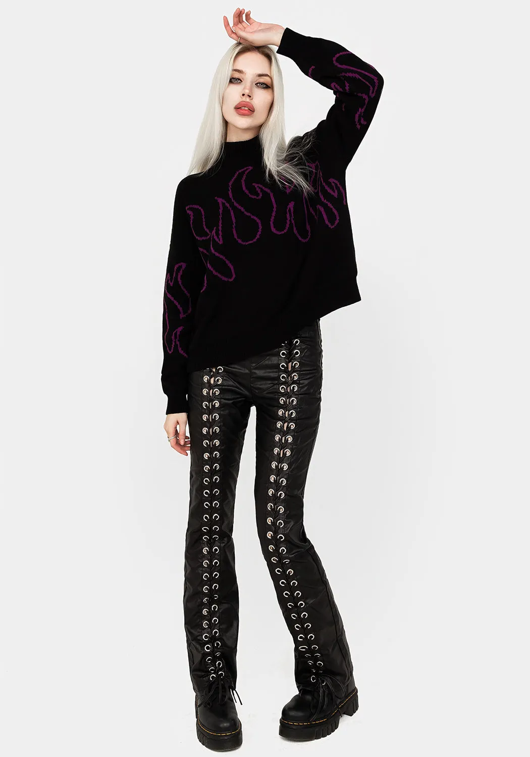 Blaze Jumper - Purple sold by Disturbia product image thumbnail 4