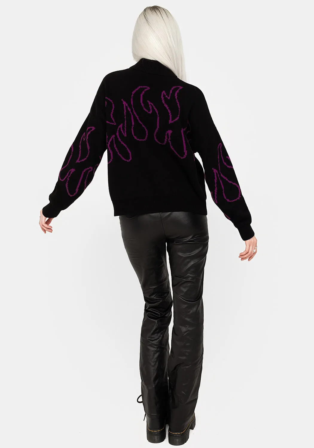 Blaze Jumper - Purple sold by Disturbia product image thumbnail 3