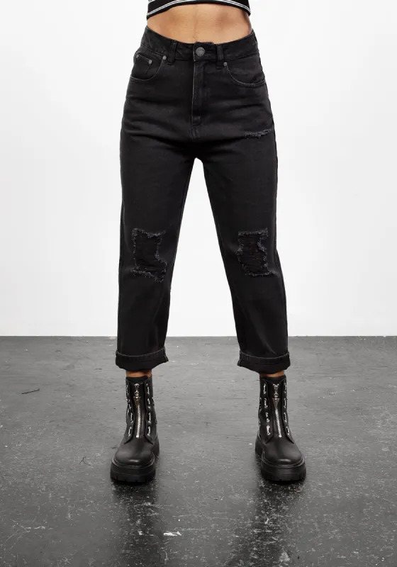 Abracadabra Busted Knee Jean sold by Disturbia