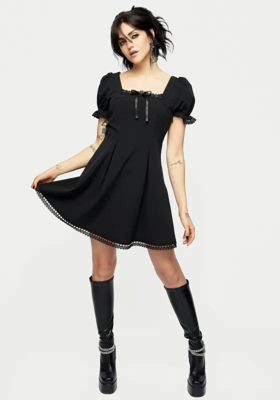Misery Square Neck Mini Dress sold by Disturbia