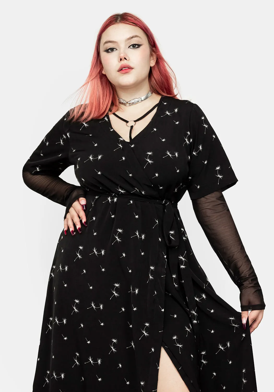 Blithe Maxi Wrap Floral Dress sold by Disturbia product image thumbnail 2