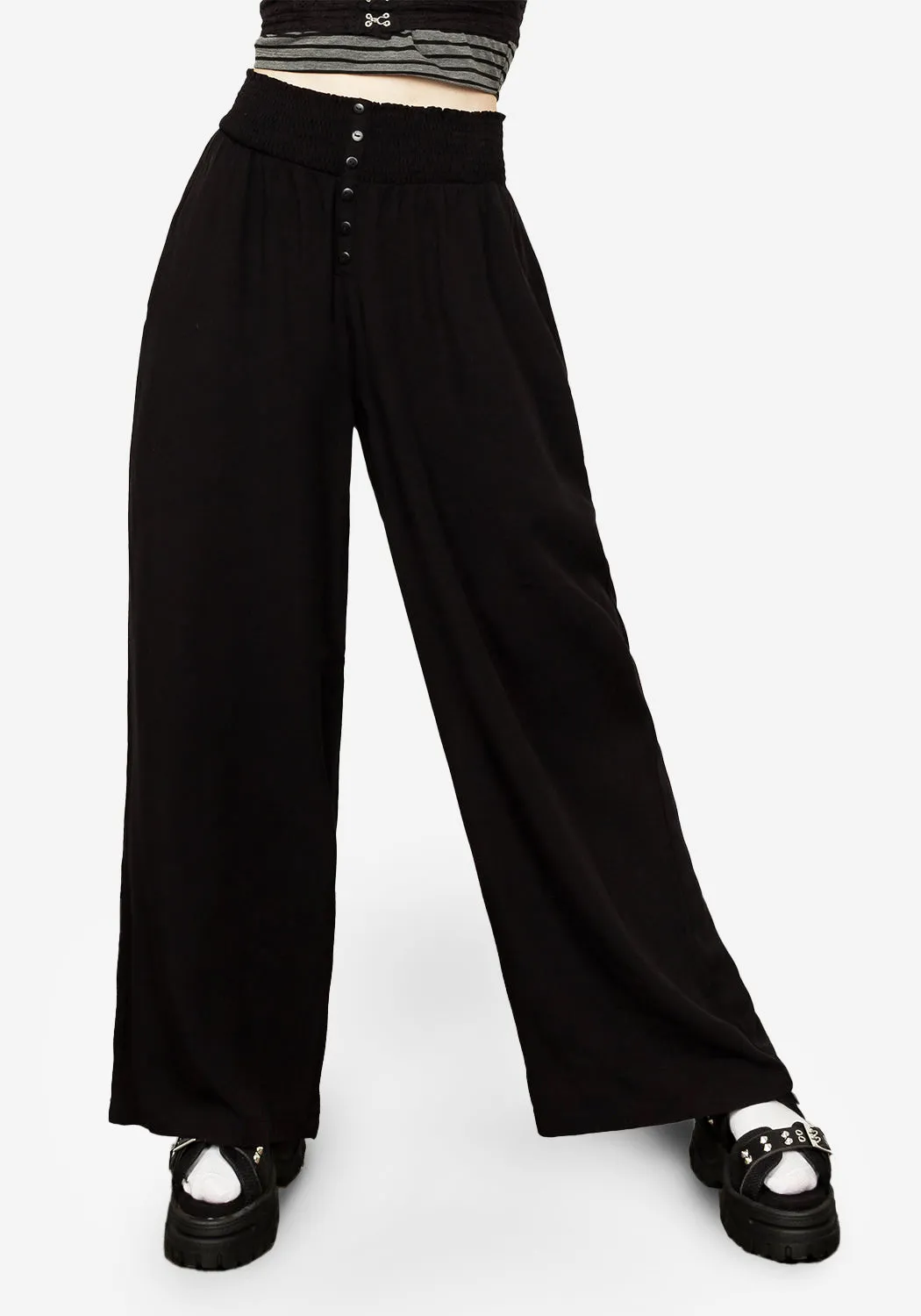 Dusk Flowy Trousers sold by Disturbia product image thumbnail 4