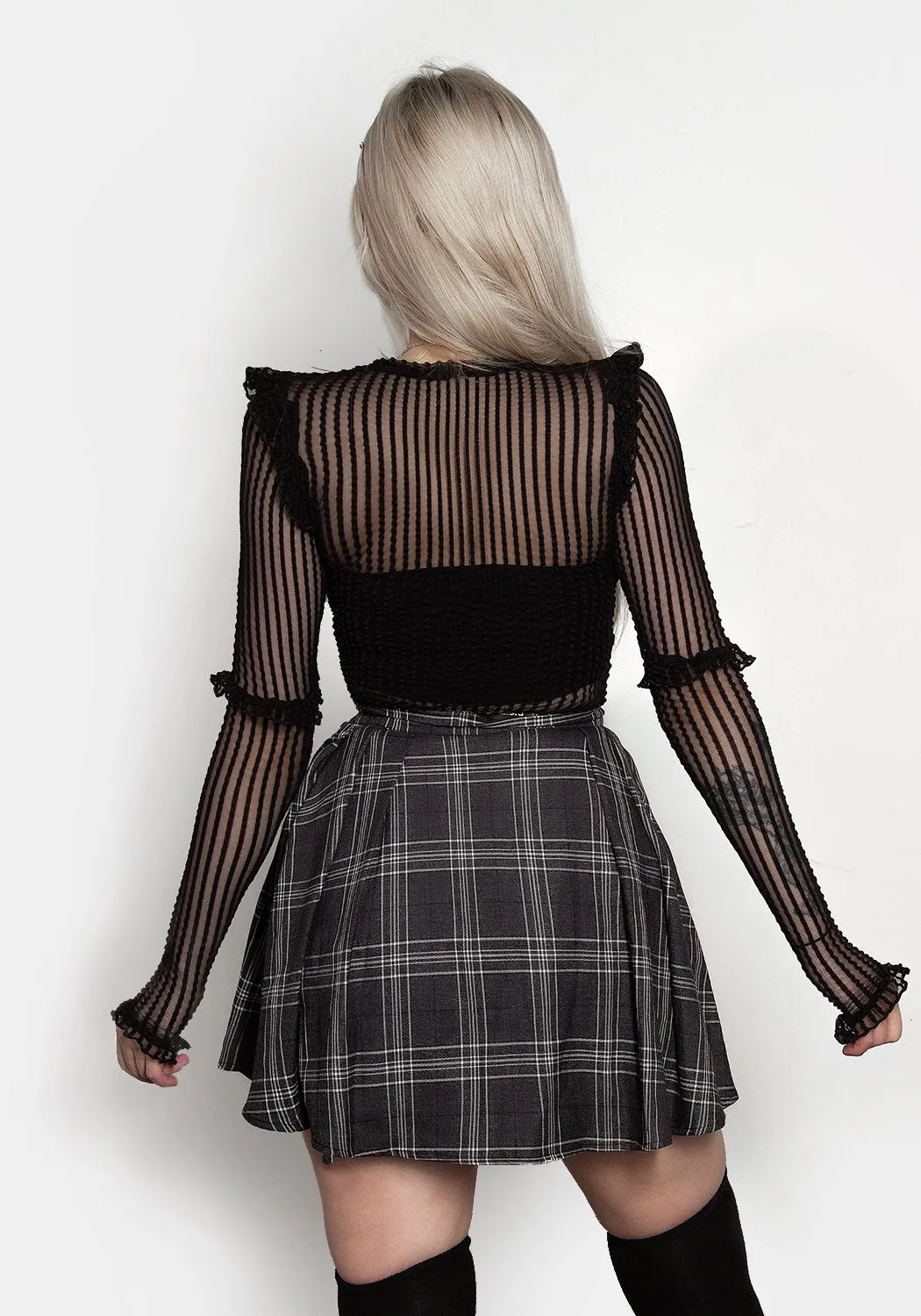 Loki Buckled Mini Skirt sold by Disturbia product image thumbnail 3